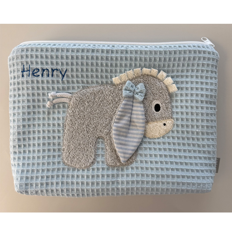 Kulturbeutel/ Windeltasche Esel