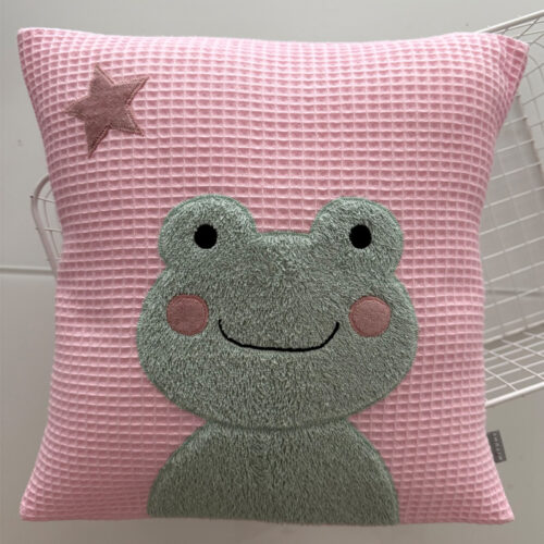 35x35 Kissen Frosch