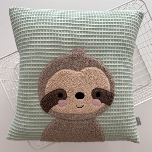 35x35 Kissen Faultier